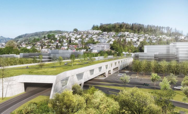 Der Bypass ist das Zwillingsprojekt zum Durchgangs­bahnhof Luzern
